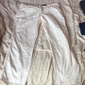 Gap White Casual Pants